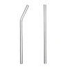 Transparent glass straws in ins style, elbow, juice and milk straws, creative high-temperature resistant straws, glass 8mm - 14mm Item Picture